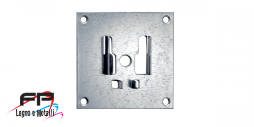 Piastra 100x100 per cuscinetto ø 42